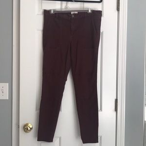 Lou & Grey Burgundy Skinny Leg Pants
